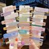 3pcs/set Acrylic Candy Color Hair Clip Sweet Simple Hairpin Women Fashion Hair Accessories
