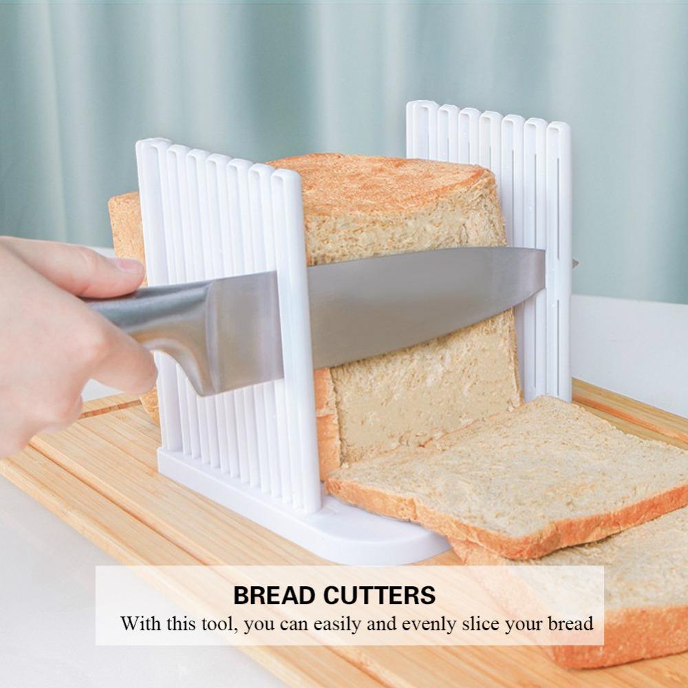 Evenly Slicing Bread Slicing Guide Foldable Toast Slicers Kitchen Tool Bread Toast Cutter  Bakery