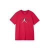 Flight MVP Allover Print Logo Casual Short Sleeve T-Shirt Men Tops Dark-Red FB7366-619