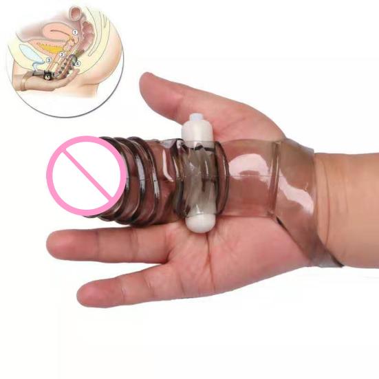 Finger Silicone Vibrator Stimulate Women Clitoris Nipples & Anal Women G Spot Massage Stimulation Products Adult Sex Toy for Solo & Couple Play