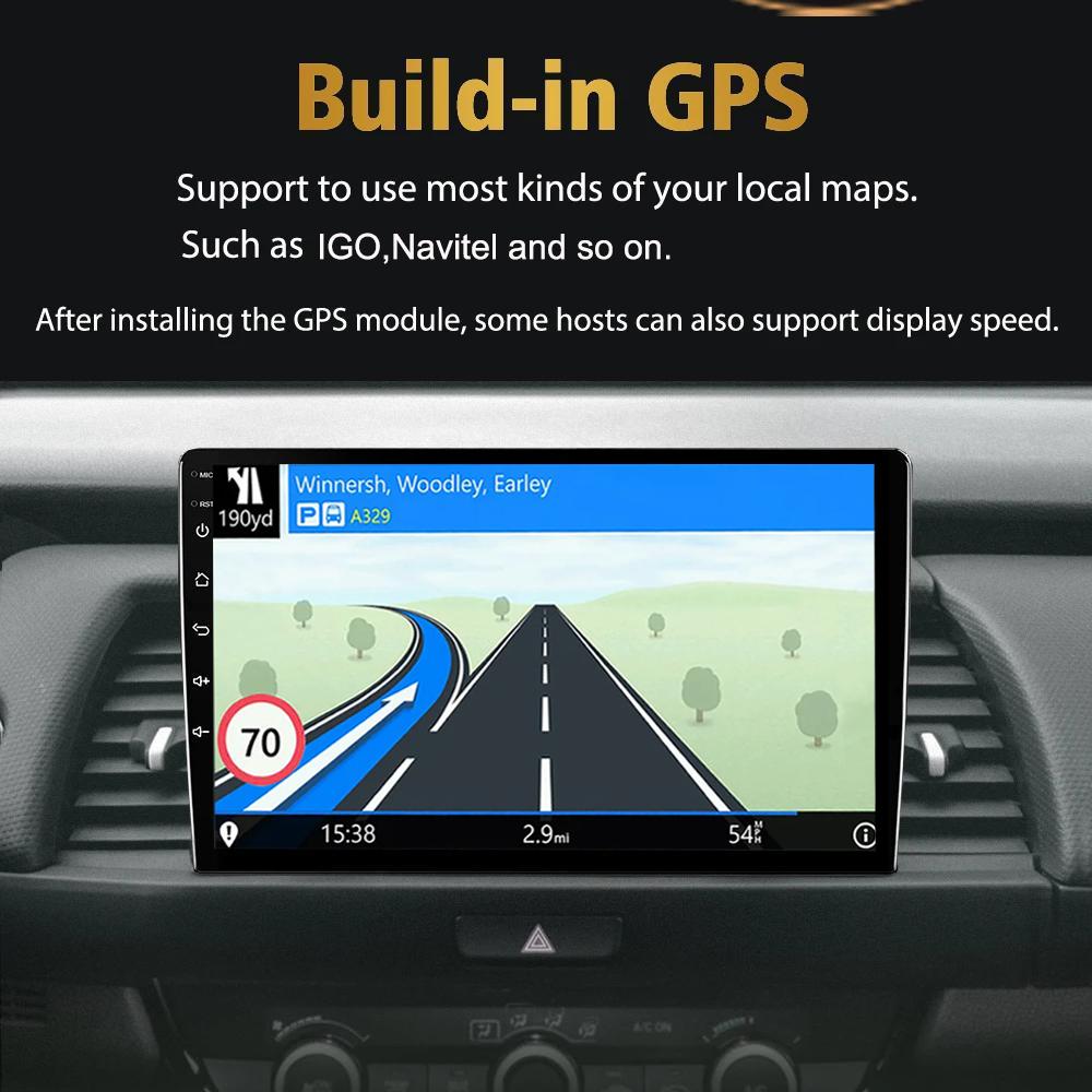 Автомобильная магнитола Android Car-Play для Ford Transit 2006-2013 Мультимедийный плеер Головное устройство Стерео Навигация GPS BT WIFI, 2+64 ГБ