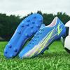Fashion Men's Soccer Shoes FG/TF Non-Slip Turf Soccer Cleats Training Shoes Ultralight Outdoor Sneakers Athletic Low Top Football Boots