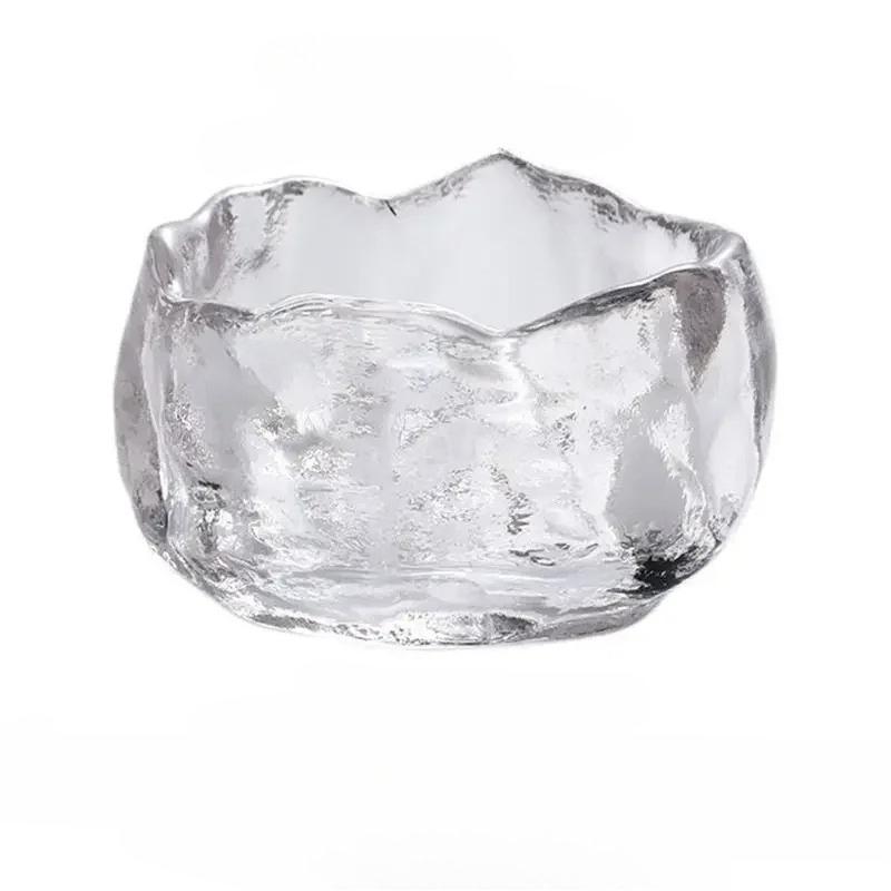 1 шт. Стеклянная чашка в японском стиле для дегустации Прозрачная/Замороженная Чайная чашка Мастера Кунг-фу Стакан для белого вина вода трубка стекло