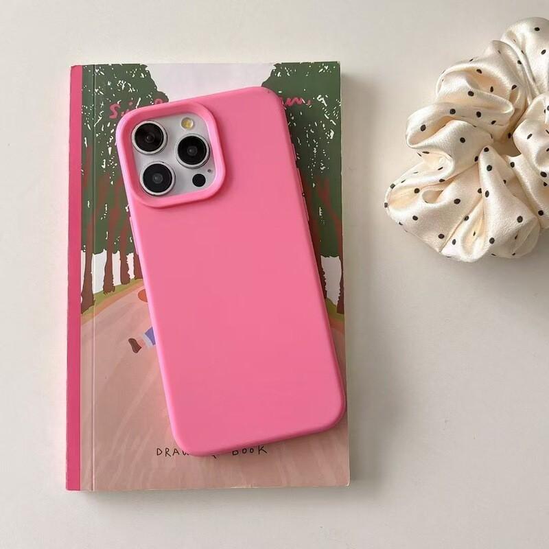 Slim TPU Phone Case IPhone 12 To 17 Series Shockproof Soft Cover In Solid Colors Minimalist Design Daily Use