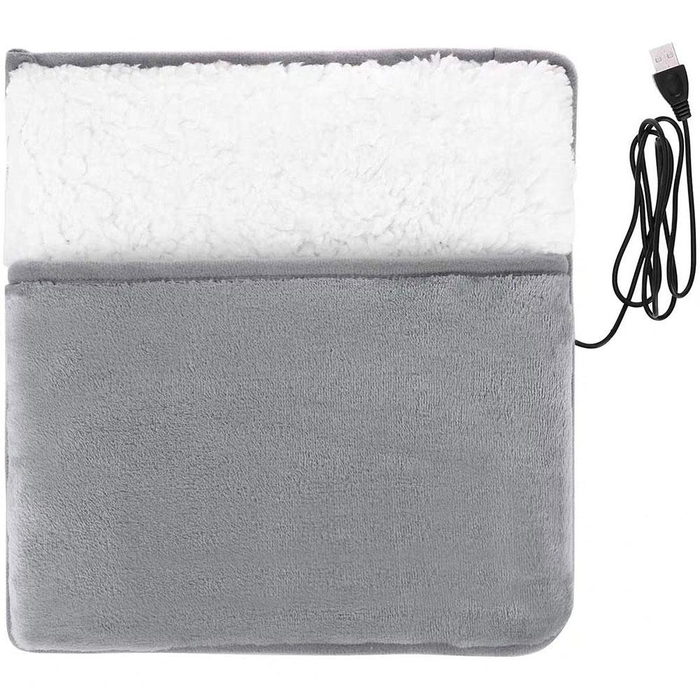 Winter Electric Foot Heating Pad USB Charging Soft Washable Foot Warmer Heater Improve Sleeping Household Foot Warming Mat