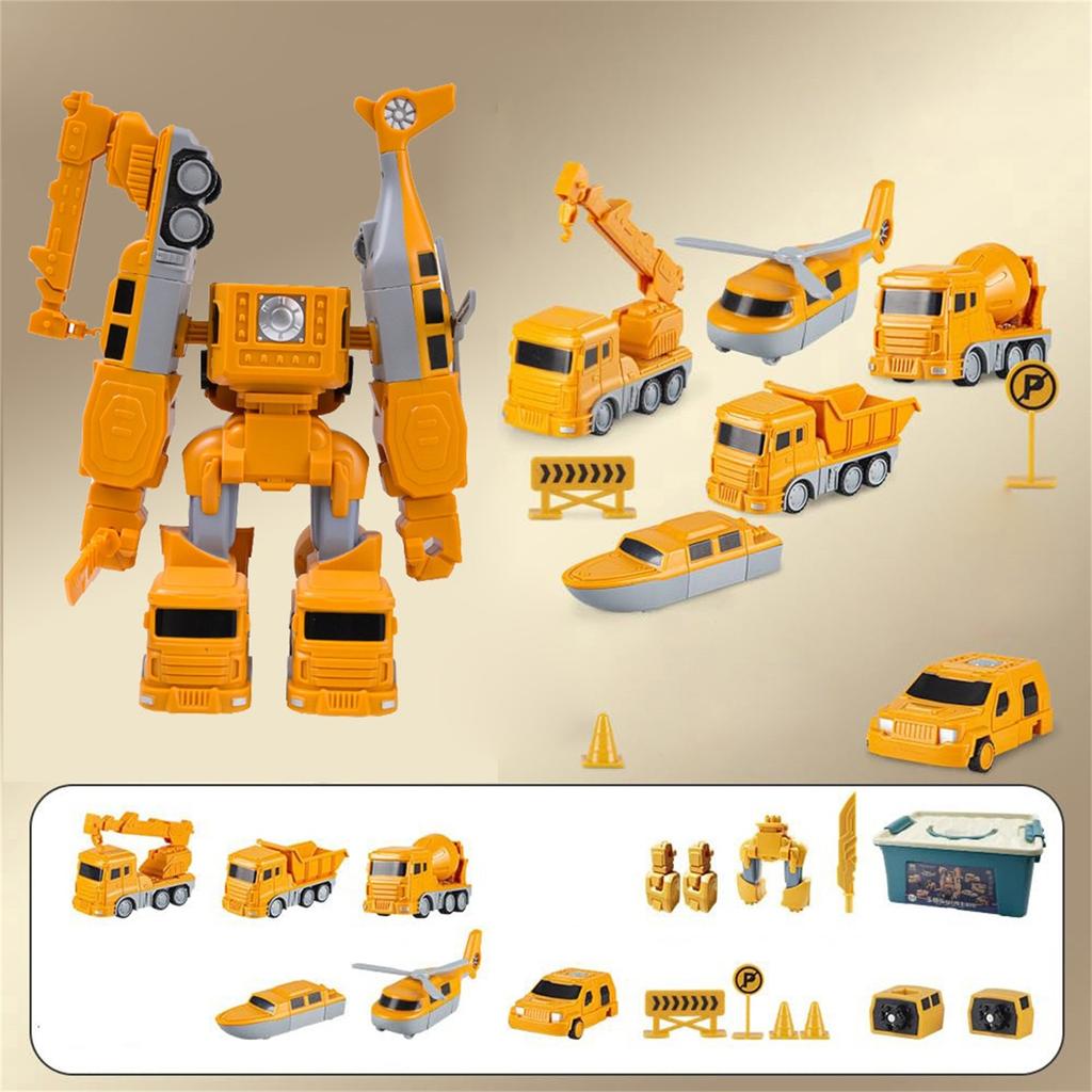 Modular Transforming Toy Set, Magnetic Toys Magnetic Transform Engineering Car Toy, Gifts For Boys Kids