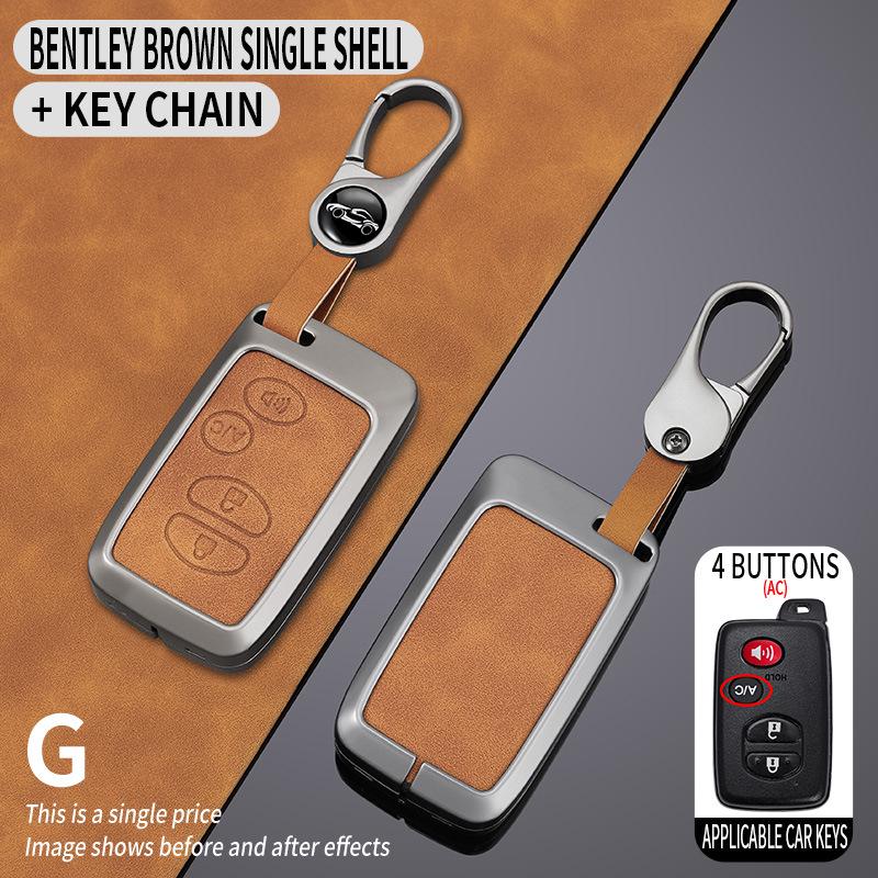 Защитная оболочка и пряжка для старых моделей Toyota: Чехол для ключей Prado, Crown, Reiz, Land Cruiser, Prius