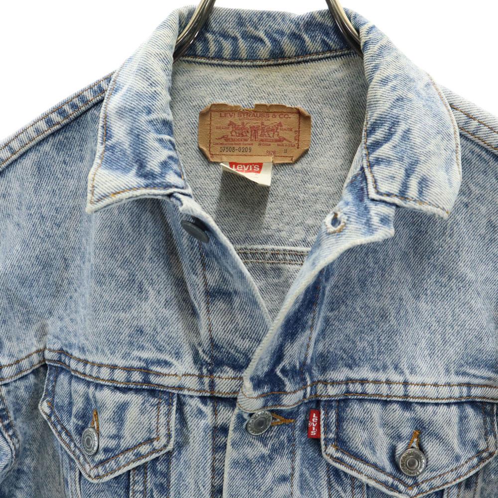 Levi's 90-е Сделано в США Старая джинсовая куртка M джинсы Мужская Б/У