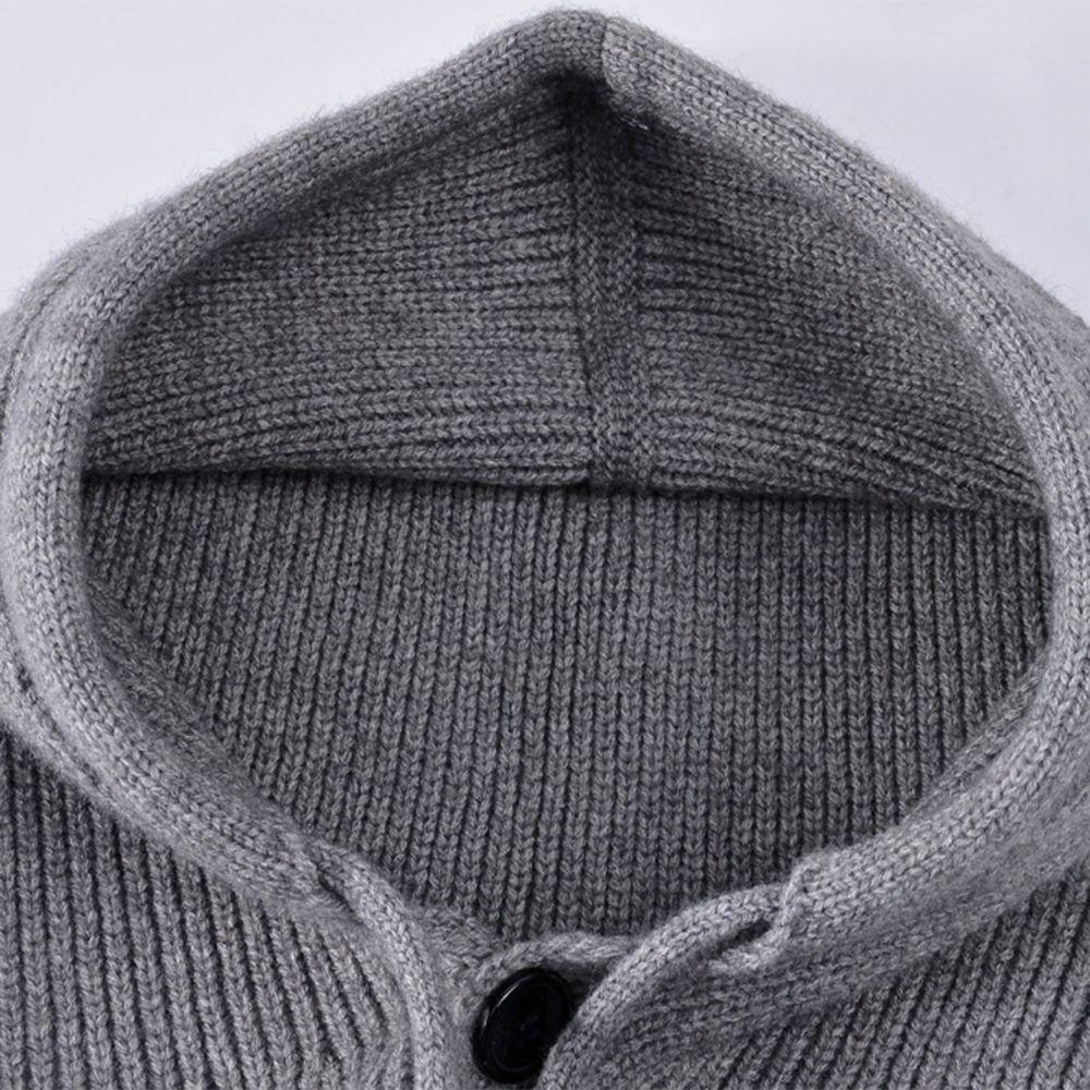 Woolen Knitted Gloves All-in-one Winter Warm Set Simple Balaclava Winter Warm Hat Men and Women