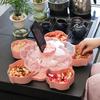Вращающаяся подставка для закусок Креативная коробка для хранения фруктов, орехов, конфет в форме цветка