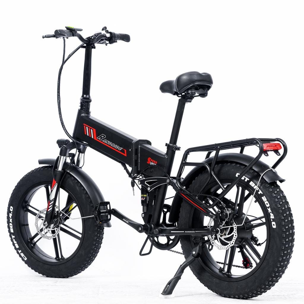 RANDRIDE YX20M E-Bike 1000W Motor 20*4.0'' Fat Tires E-Bike Urban Commuting Electric Bicycle