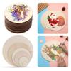 Decor Scrapbooking DIY Writing Party Supplies Blank Plaque Round Wood Pieces Wood Circles Ornament