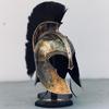 Medieval Knight Steel Authentic Troy Achilies Helmet Greek Helmet With Wooden Stand
