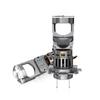 2PCS Ultra Powerful H7 H4 Mini LED Lens Bulbs 6000K White Headlight Plug and Play for Car Headlamp Lights