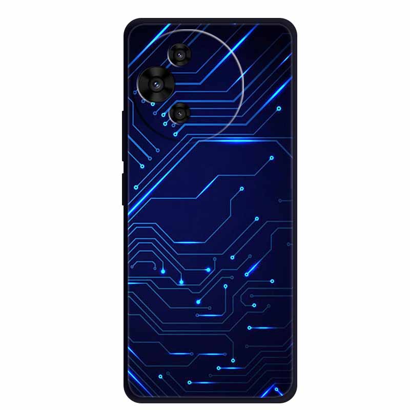 Для TCL 60R 5G Чехол Животные Мягкий Силикон ТПУ Чехлы для Телефона Задняя Крышка для TCL60R 60 R T519H Ударопрочный Защитный Крутой Волк funda