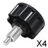4xSports Bike Pull Pin Spring Knob M16 M18 Universal Pop Black