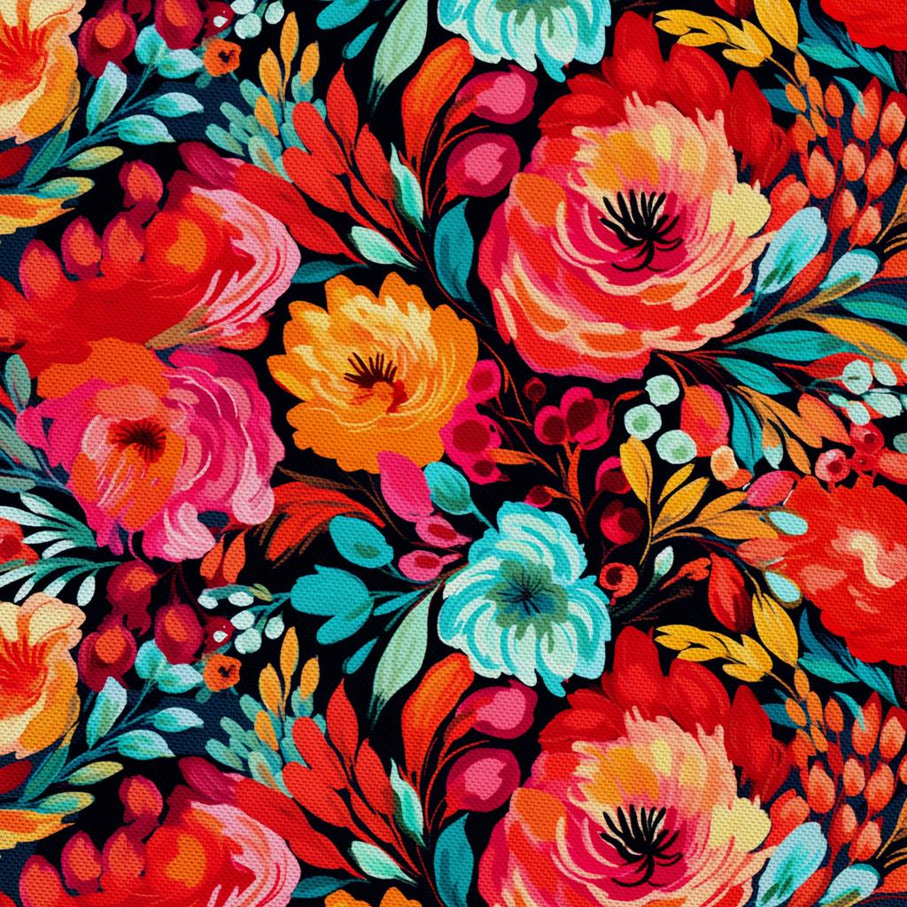 Outdoor Dekostoffe Oxford - Blumen - Dx2916