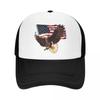 Панк унисекс American Eagle США флаг дальнобойщик шляпа для взрослых регулируемая бейсболка WoUnisex унисекс хип-хоп Snapback кепки