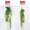 Artificial Plant Persian Fern Leaves Vines Home Room Garden Decoration Accessories Wedding Party Wall Hanging Balcony Decoration
