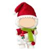 Mini Plush Doll Clothes Sweater Hat Dress Soft Doll Outfits Easy Wear Christmas Halloween Clothing for 17cm Dolls