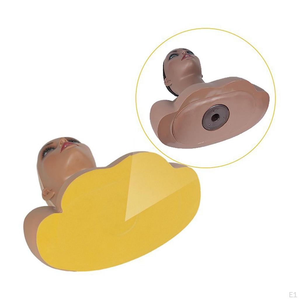 Женский манекен-голова, многоцелевой манекен с макияжем, парик, модель дисплея для очков