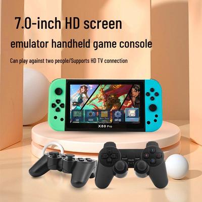 X80 Pro Портативный 7-дюймовый HD Эмулятор Аркадных Игр