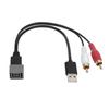 8-контактный USB 2 RCA Male Порт Кабельный Адаптер Видео Аудио Кабель Разъем Замена для Nissan Cube 2011‑2012