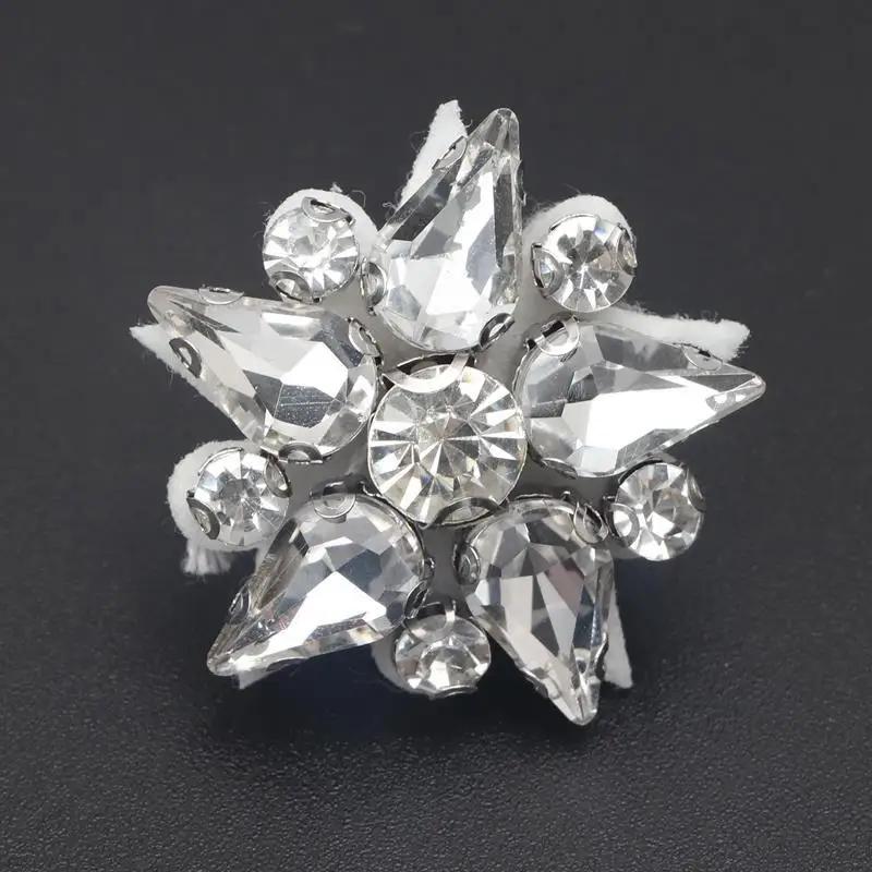 Роскошные стразы Зажимы для украшения обуви Разноцветные драгоценные камни Шармы для обуви Жемчужные шнурки для кроссовок Бриллиантовые пряжки Аксессуары для обуви