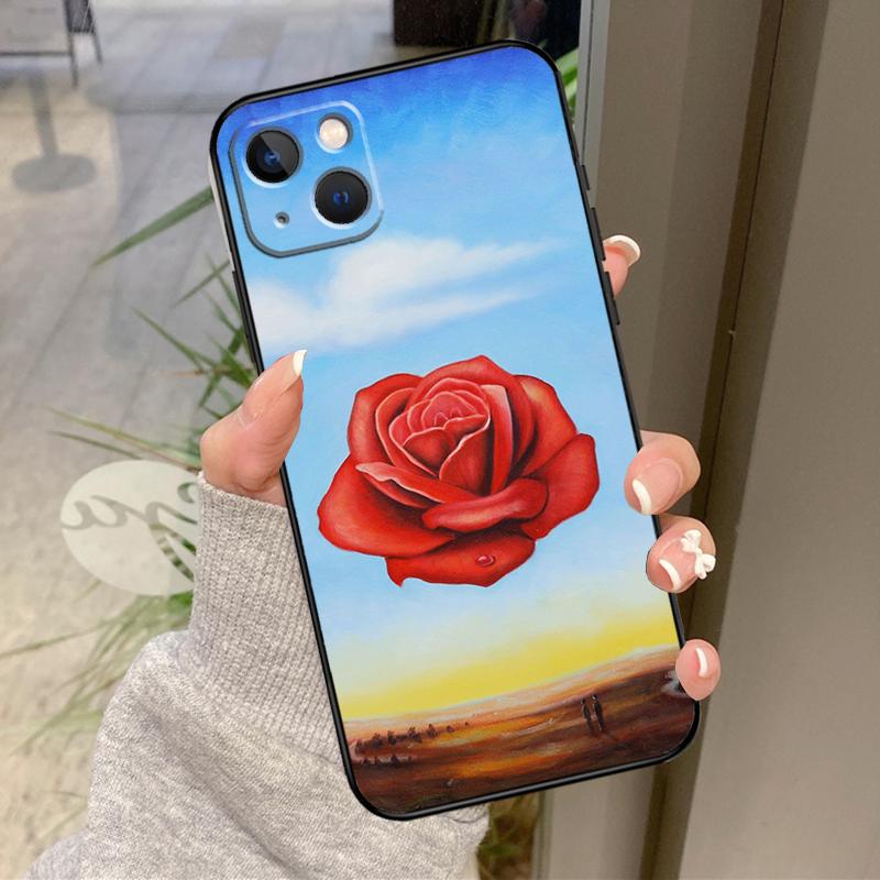 Чехол для телефона с картиной Сальвадора Дали для iPhone 16 Pro Max 14 11 12 13 15 Pro Max Mini XR 16e 15 16 Plus Задняя крышка