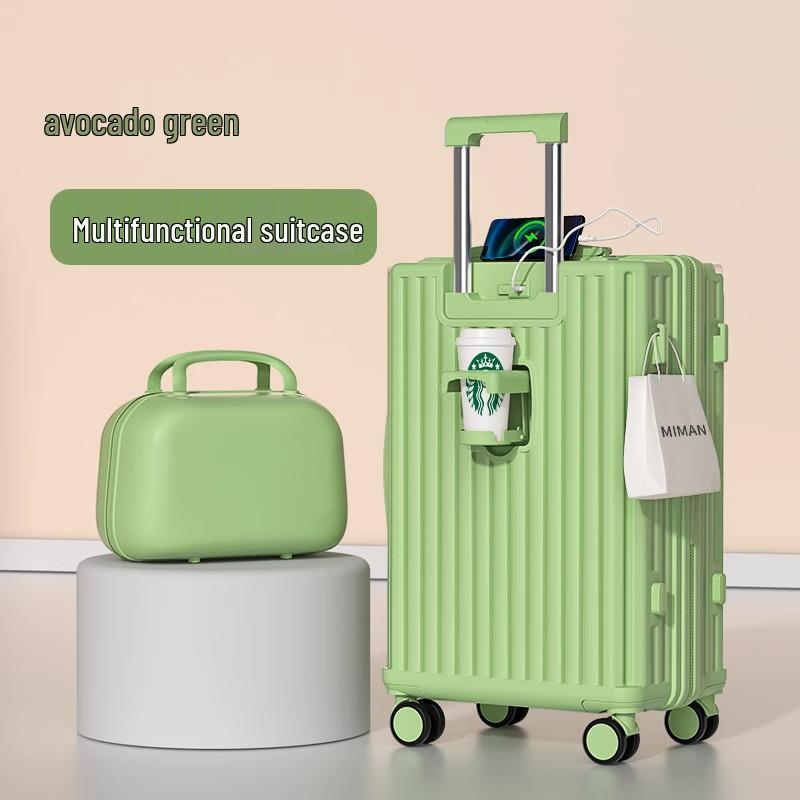 Женский прочный чемодан-тележка высокой ценности 20/24 дюйма для матери и ребенка с кодовым замком для путешествий