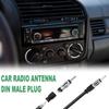 DAOKAI DIN Plug Clip Connector Straight Adapter, Car Radio Antenna Female Jack Replacement DIN