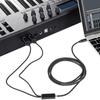 MIDI To USB C Type C Cable, USB MIDI Converter with Indicator Light for Electronic Organ Computer