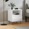 VidaXL Bedside Table White 40x35x50 Cm Engineered Wood 830620