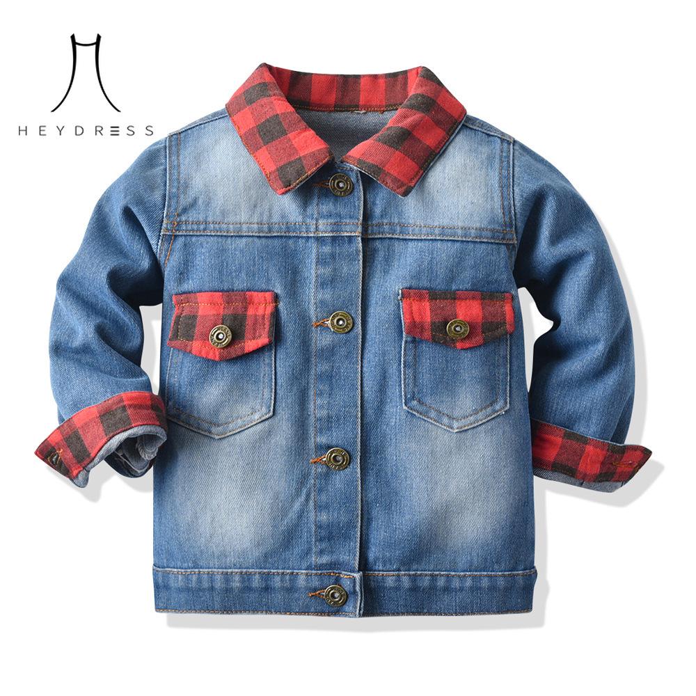 Корейский стиль, разноцветная короткая джинсовая одежда с принтом тай-дай, новая детская джинсовая куртка с длинными рукавами и лямками