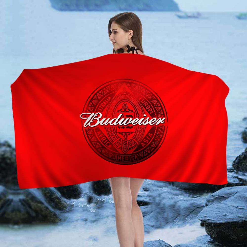 Король Пива B-Budweiser Пляжное Полотенце Цветные Полотенца Для Ванны Для Девочки Микрофибра Быстросохнущее Без Песка Пляж Йога Спа Тренажерный Зал Бассейн