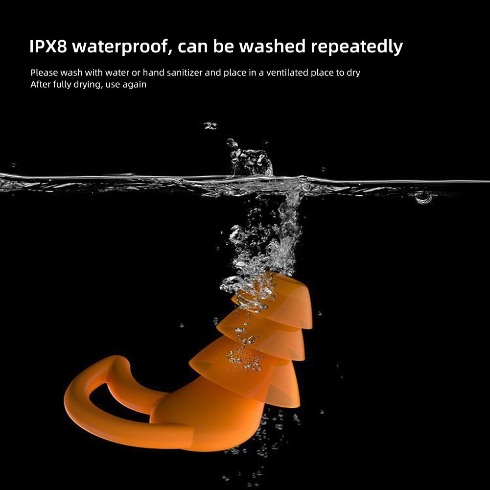 Трехслойные мягкие силиконовые шумоподавляющие беруши, удобные многоразовые противошумные звукоизоляционные моющиеся беруши для сна