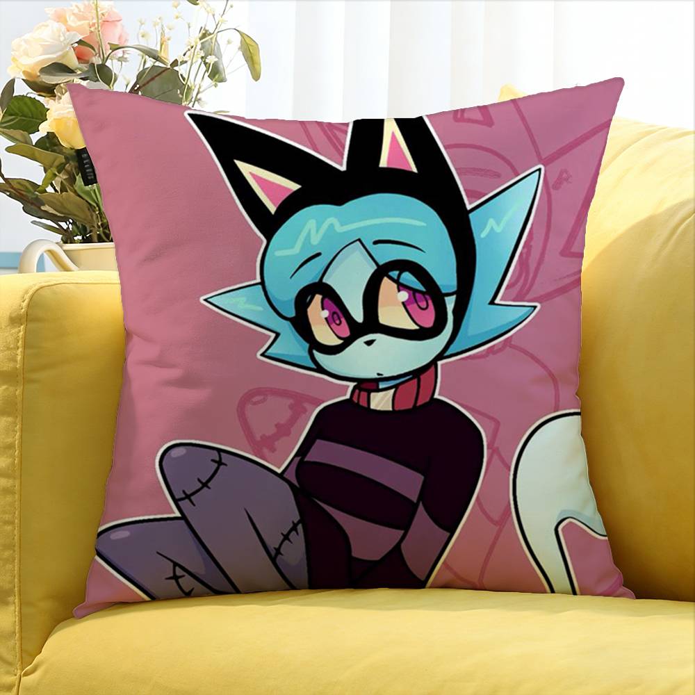 Buttercup Strawberry Psycho Cuties Various Sizes Square Pillow Case For Car Home Bedchamber Decor