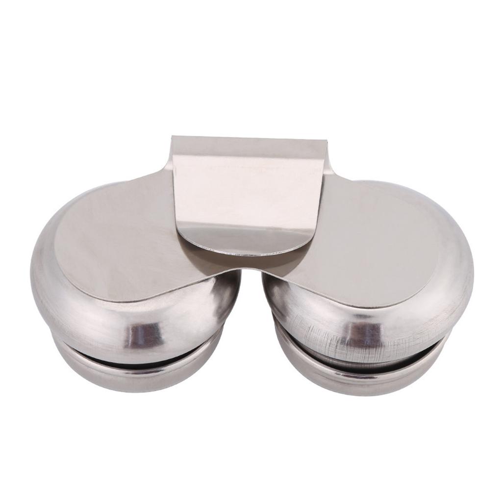 Stainless Steel Large Double Palette Cup Oil Paint Megilp Turpentine Solvent Container with Lid