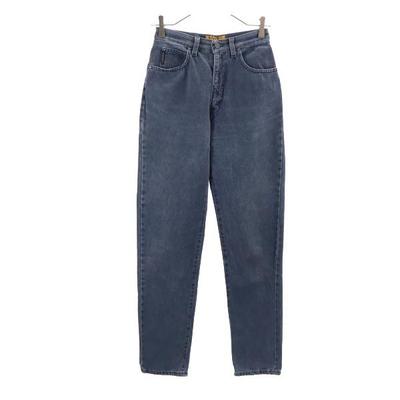 Сделано в Италии Зауженные джинсы деним w28 Темно-синий system jeans Женские Б/у