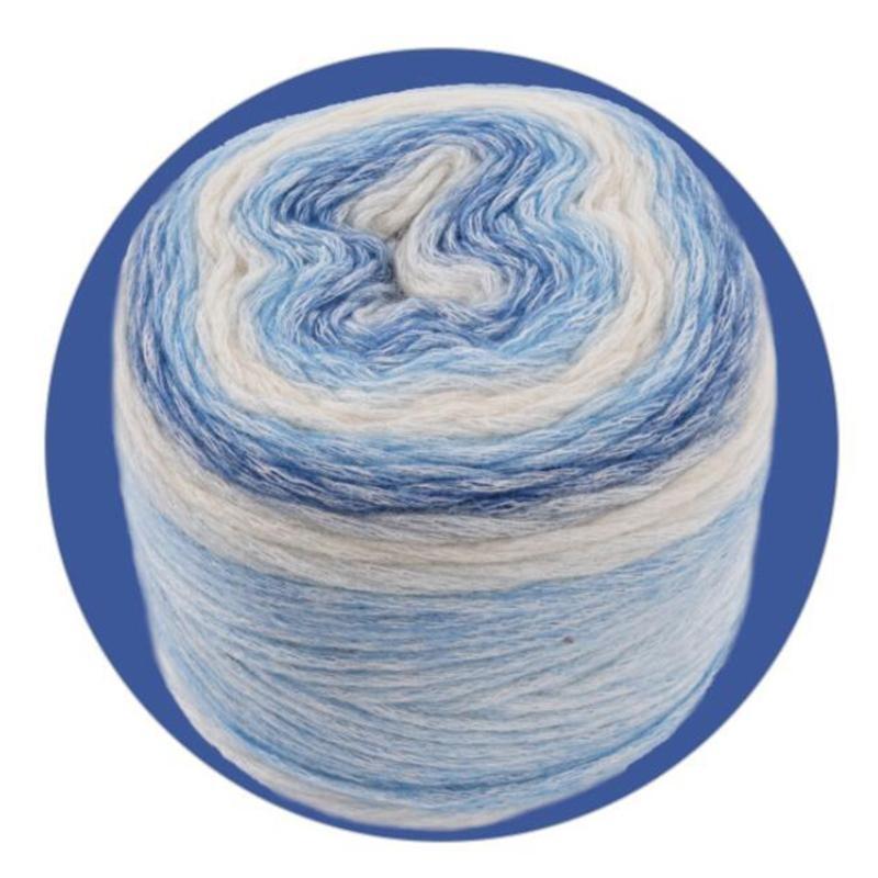 652F Пряжа из кашемира и шерсти с секционным крашением Радужная пряжа Пряжа для вязания Пряжа для вязания крючком DIY Материал для изготовления шерстяной одежды