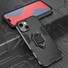 KEYSION Shockproof Armor Case for iPhone 15 Pro Max 15 Ultra Soft Silicone+PC Ring Stand Phone Cover for iPhone 14 13 12 11 Pro