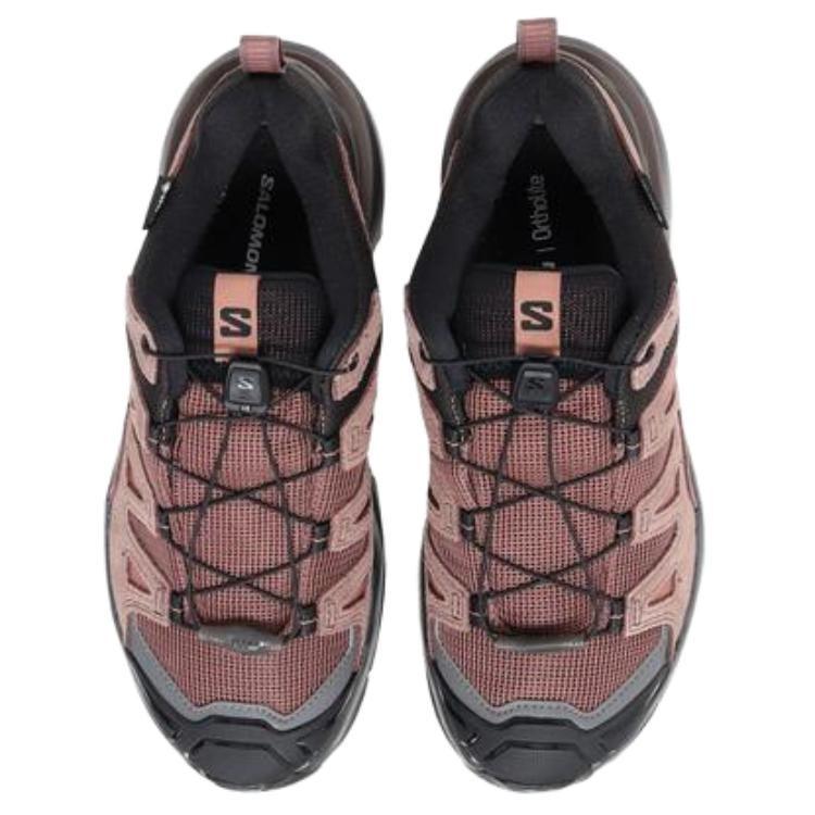 SALOMON X ULTRA 360 Нескользящие, износостойкие, дышащие низкие походные ботинки Женские Цвет Brandy Red L47571500
