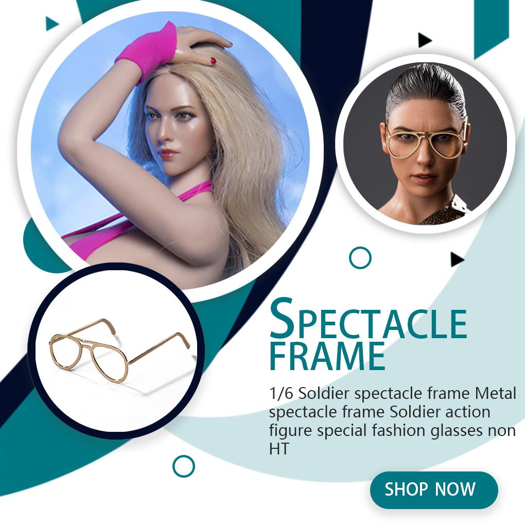 Spectacle Frames Useful Portable Eyewear Supply Light Weight Metal Children Glasses Framework for Doll Puppet Store Shop