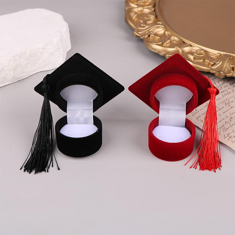 Креативная коробка для колец в форме докторской шляпы, серьги, хранение ювелирных изделий, свадебные, помолвочные, подарочные коробки на День святого Валентина