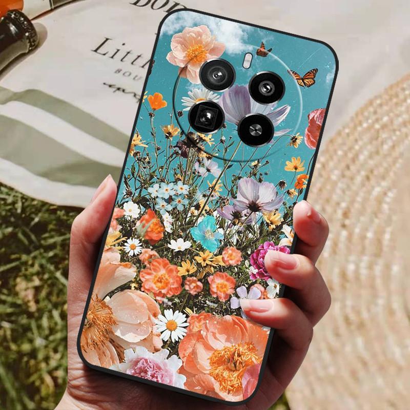 Для Realme 12 Pro Plus Чехол Роскошный Телефон Силиконовая Задняя Крышка Для Realme 12 Plus Чехлы Realme12 pro+ plus Защитная Оболочка Capas