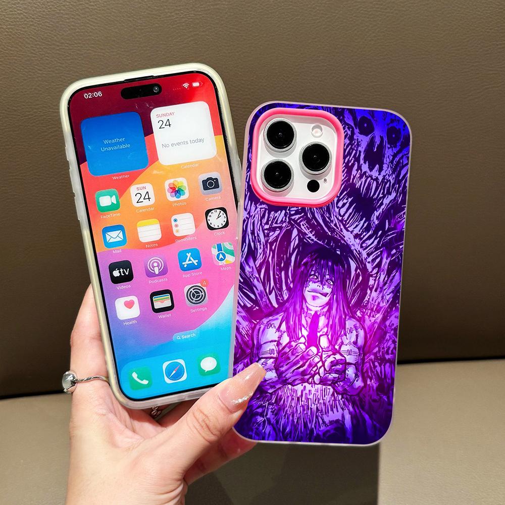 Чехол для телефона JJK Махито для iPhone 17 16 15 14 13 12 11 Air Pro Max Plus Желейный Двухслойный Розово-красный Чехол