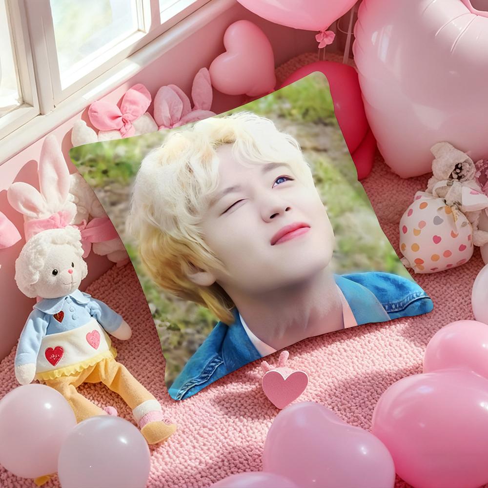 Kpop Парк Джи Хун Наволочка с принтом узора для подушки на диван в гостиной и декор спальни