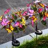 Solar Butterfly Tree Lamp, Solar Artificial Flower Lamp, Outdoor Solar Lawn Lamp, Garden, Courtyard, Balcony Lawn Outdoor Decoration