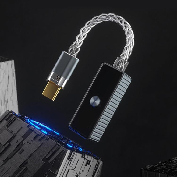 Аудиодекодер USB C Усилитель для наушников 3.5 мм Без потерь Звука для Смартфонов и ПК Тип C