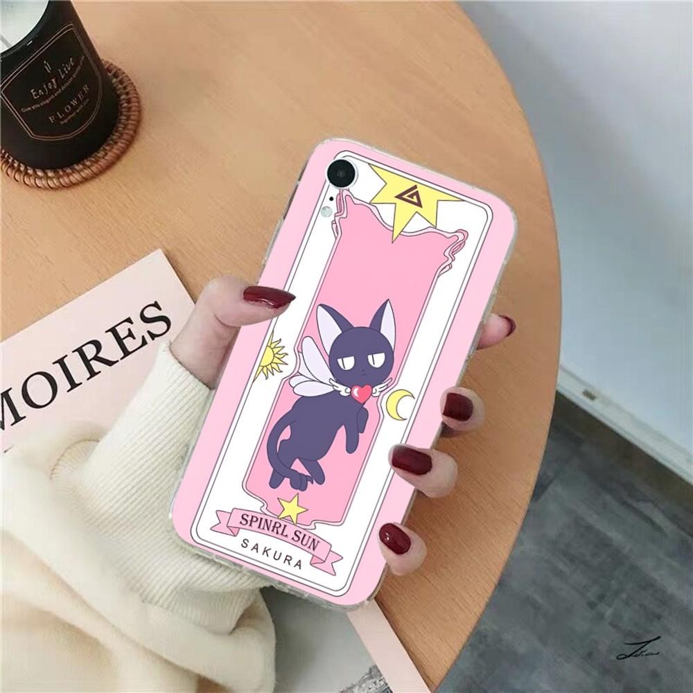 Чехол для телефона Sakura Card Captor для iPhone 15 8 7 6 6S Plus X SE 2020 XR XS 14 11 12 13 Mini Pro Max